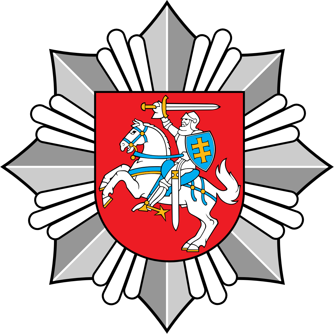 Lietuvos policija Logo